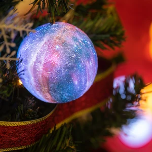 2019 Прямая поставка 3D печатная луна лампа Рождественские украшения для дома лампа планетарные огни галактика ночник Рождественские огни лампа