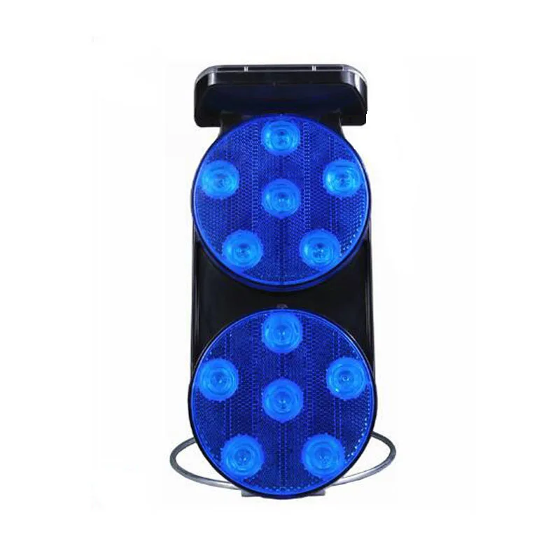 Конус Тип 12LED Солнечный Предупреждение светильник на солнечной энергии для