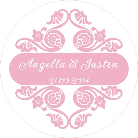 Круглые свадебные украшения для вечеринки этикетка упаковки невесты