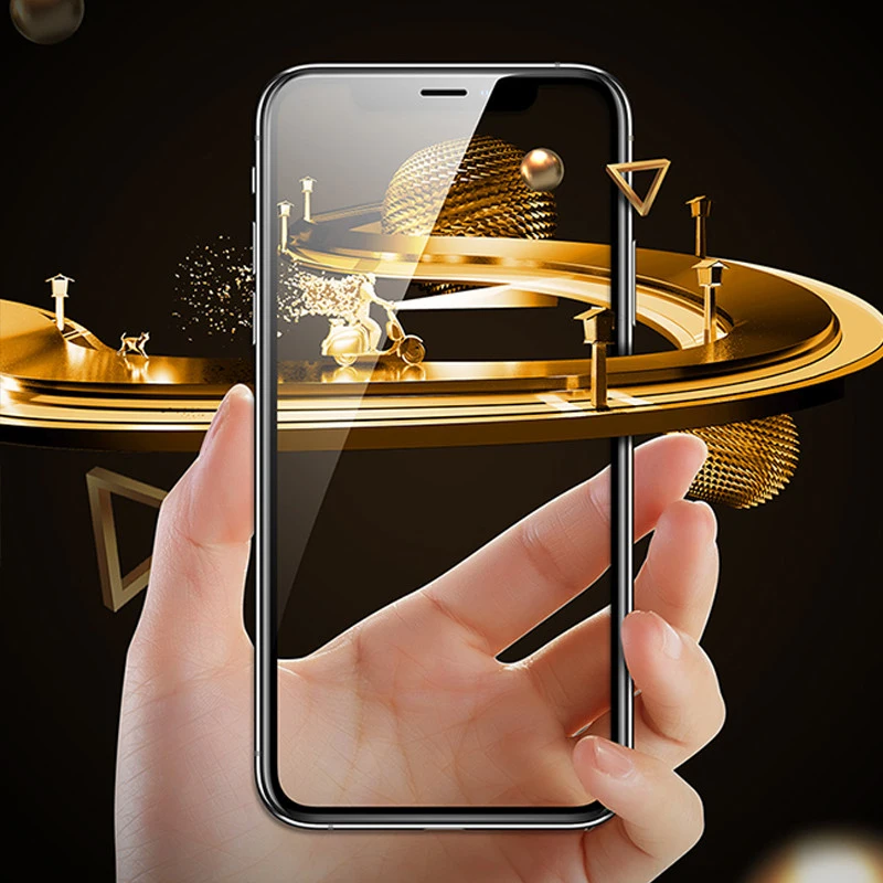 9D твердое закаленное стекло для iPhone 11 Pro Max XR X XS Защита экрана 6 6s 7 8 Plus усиленная