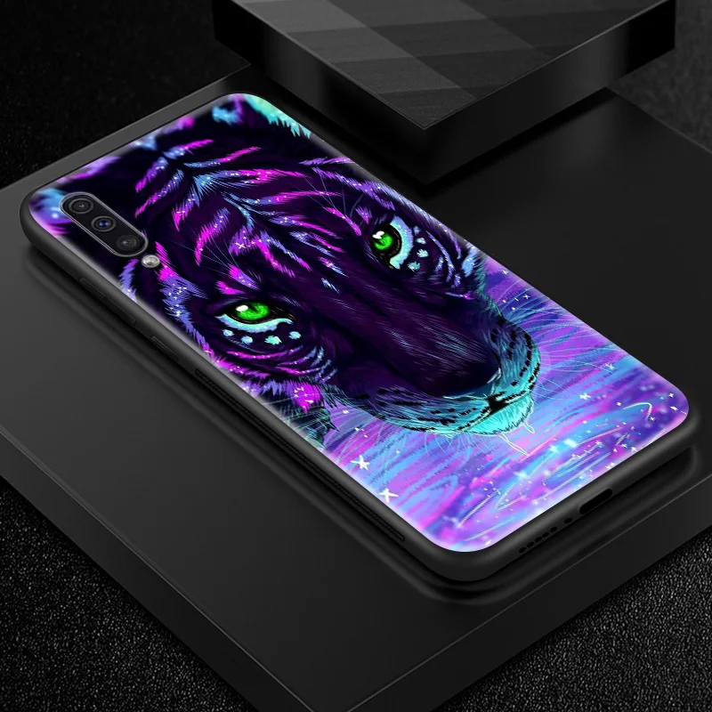 H107 Закаленное Стекло чехол для samsung Galaxy A10 A20 A30 A40 A50 A70 A80 A6S A8S J4 плюс M10 M20 M30 S9 S10+ рисунок животных Чехлы - Цвет: H107