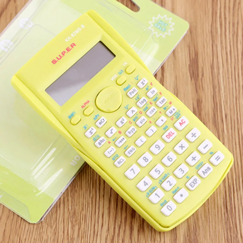 Новый Функциональный калькулятор 82MS ручной многофункциональный 2-линейный