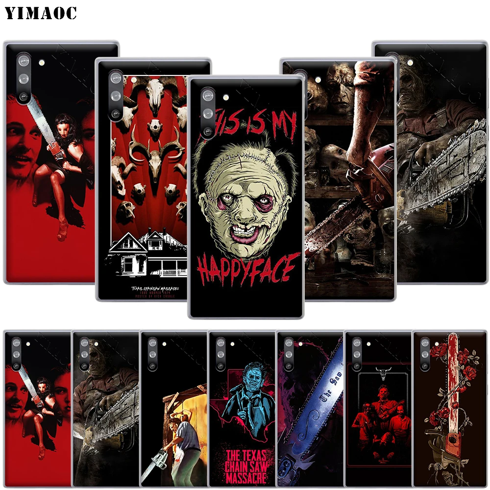 Чехол YIMAOC Leatherface для телефона Samsung Galaxy A5 A6 A7 A8 A9 J3 J5 J7 Note 8 9 10 M10 M20 M30 Plus | Мобильные