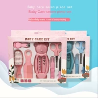 7 piece set newborn baby nail clipper baby care set water temperature meters nail care set safe cut baby nail manicure care