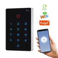 t12 wifi tuya smart door lock waterproof door access control system standalone keypad rfid card door entry access controller