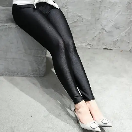 Женские брюки больших размеров Осень-зима 2020 женские черные леггинсы с высокой