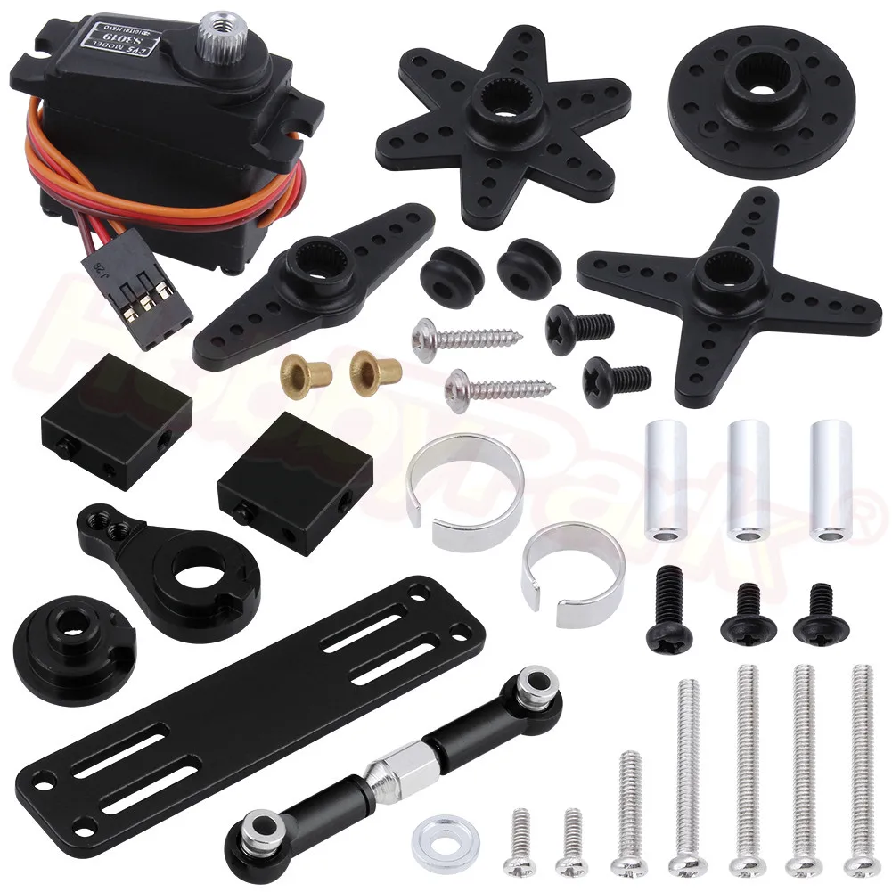 25T металлические шестерни серводвигатель с рупорным кронштейном пластина для WPL