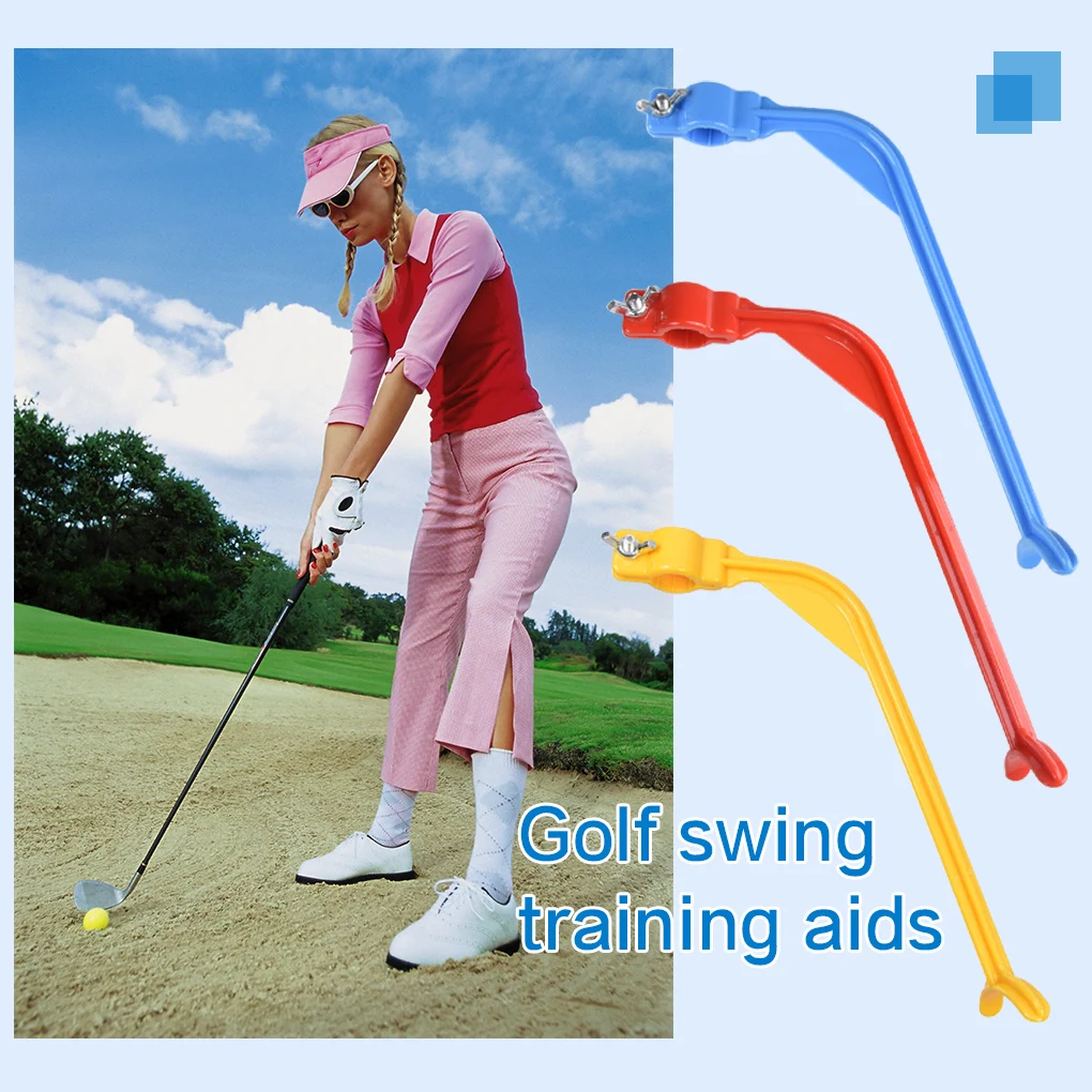 

1pcs Golf Swing Trainer Beginner Gesture Alignment Training Aid Aids Correct Practical Practicing Guide