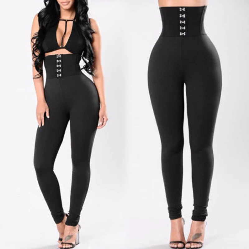 

Women Pencil Pants New Style Fashion Solid Gym Fitness Ankle-Length Stretch High Waist Trousers Elegant Ladies Slim Clothing