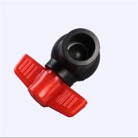 pe full plastic ball valve flat port 4 points 6 points 1 inch tap water pipe valve switch 20 25 hot melt socket pe fitting