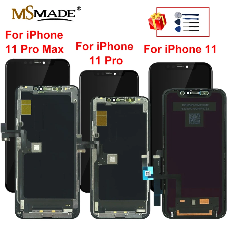 Оригинальный ЖК дисплей для iphone 11 с 3D сенсорным экраном дигитайзер в сборе детали