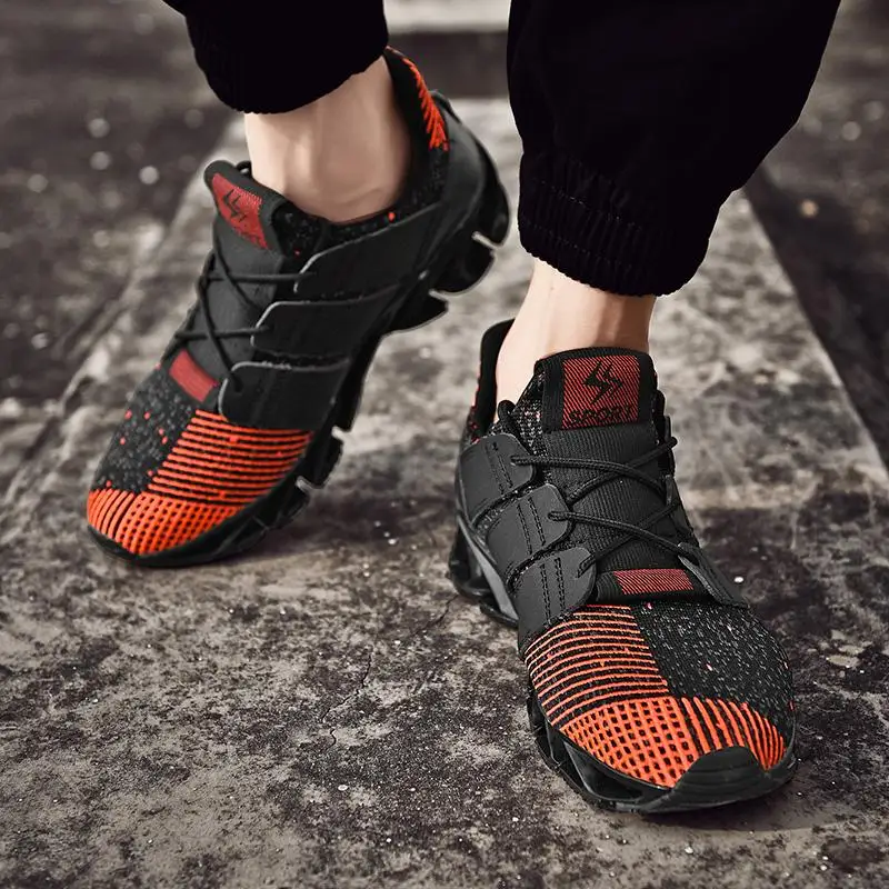 

2021 New Blade Running Shoes for Men Professional Sneakers Walking Trainers for Men Cushioning Shoes Outdoor Breathable Sneakers