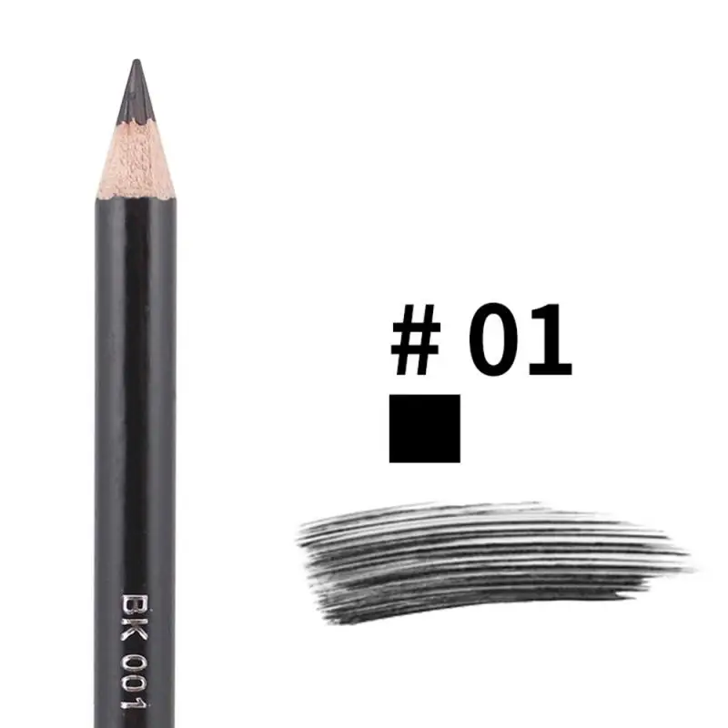 1 шт. Леопардовый женский карандаш для бровей водонепроницаемый черный глаз