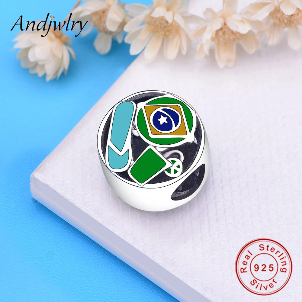 Летняя коллекция оригинальные шармы для браслета Пандоры серебро 925 пробы