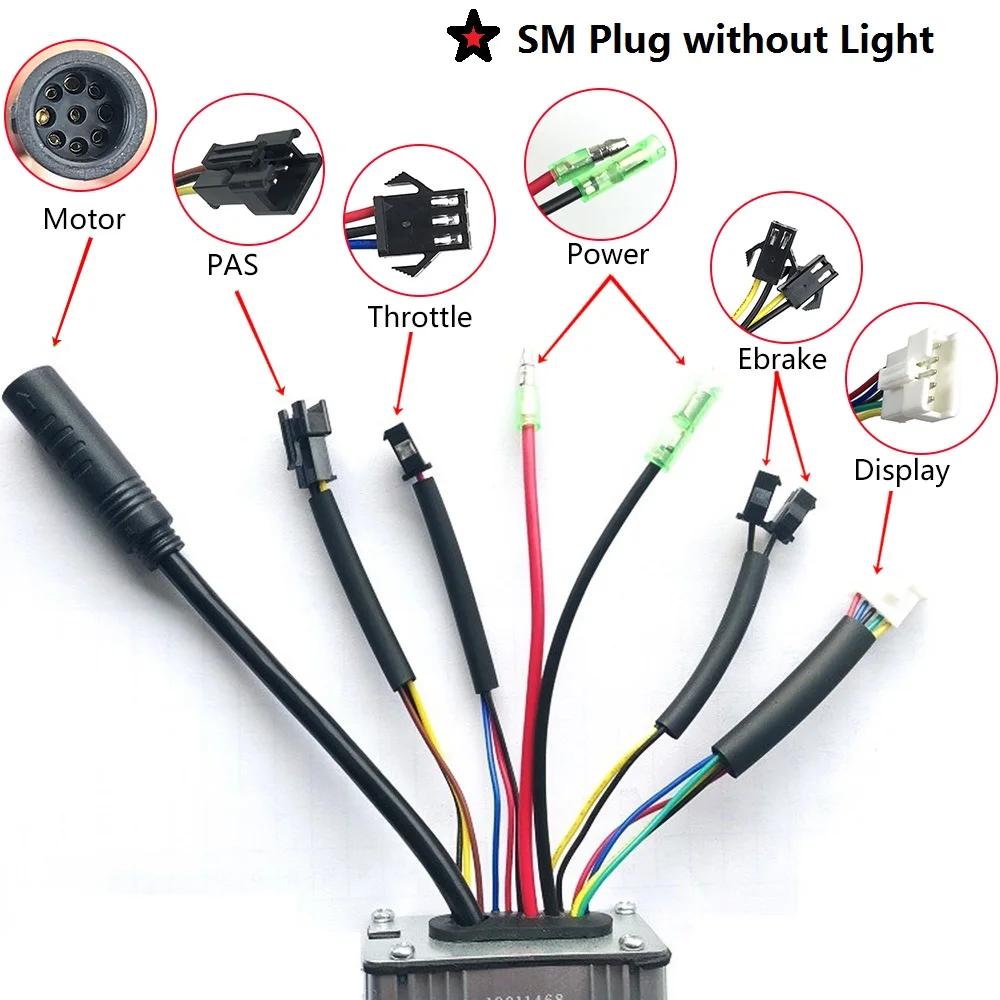 Комплект аксессуаров для электрического велосипеда IMEIQI контроллер KT 17A Ebreak Thumb