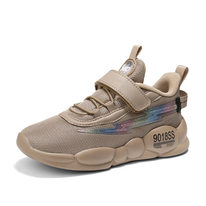 

Boys Sneakers Children Casual Shoes For Kids Sneakers Girls Shoes Breathable Mesh Footwear Running Fashion Rubber Hook&Loop
