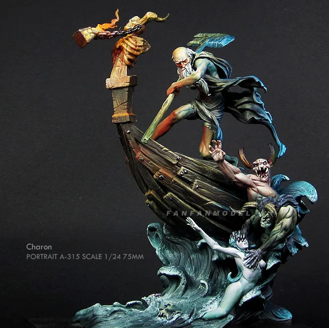 

1/24 Resin model kits figure self-assembled A-315