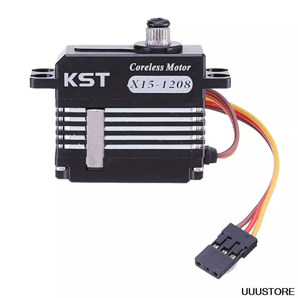 

KST X15-1208 13.5kg Cyclic Corelss HV Digital Servo Motor Robot for UAV RC Model Car Robot Arm Helicopter Airplane Parts