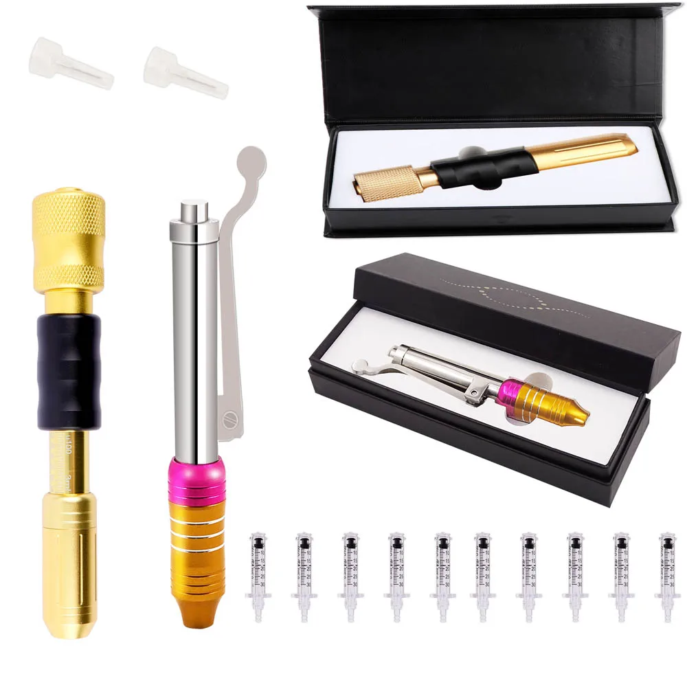 

Гиалуроновая ручка, пистолет для инъекций без игл, антивозрастной шприц для лица против морщин, ампул, 0,3 мл, наполнитель для губ с гиалуроно...