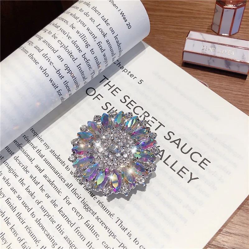 

Universal Luxury Mobile Phone Holder Rhinestones Mobile Phone Socket Stand Holder For iPhone XS Phone Accessories Phone Grip