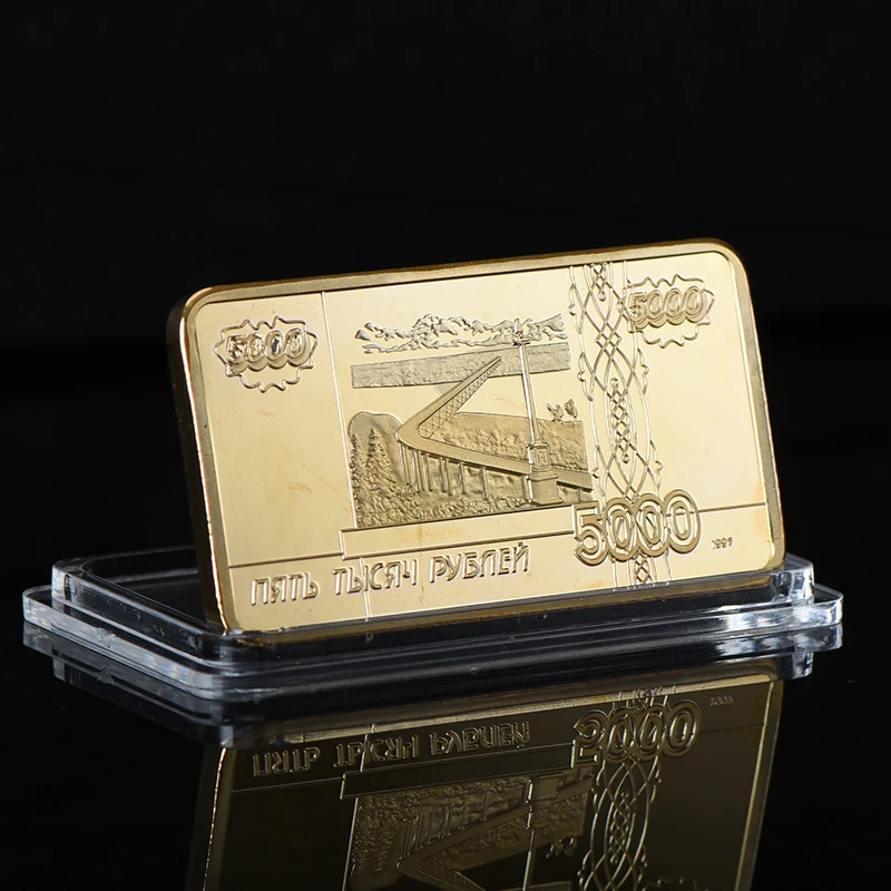 Дропшиппинг золотые квадратные слитки в русском стиле коллекционные монеты с