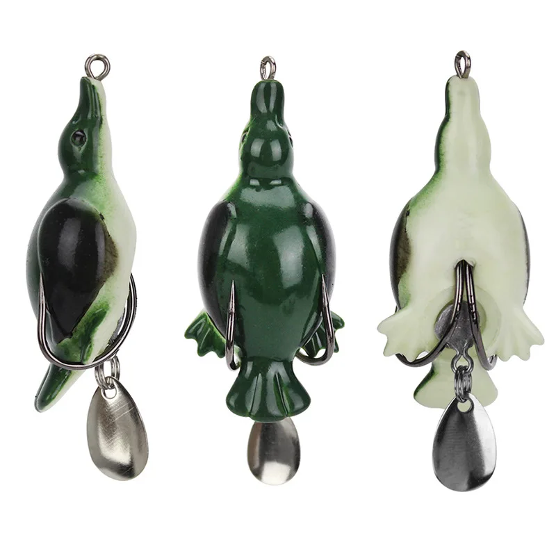 7 см 11 г с изображением утки приманка для лягушки рыболовные приманки крючками