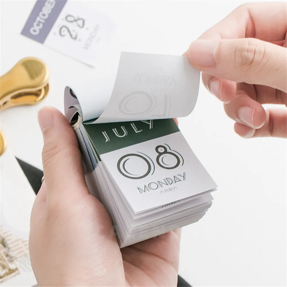 2019/2020 милые мини календари на полгода еженедельный ежемесячный ежедневный