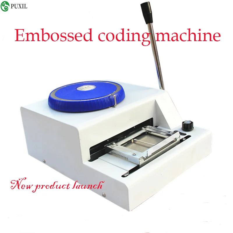 Ручная машина для кодирования карт участника VIP-карт с тиснением кодировочная 68A |