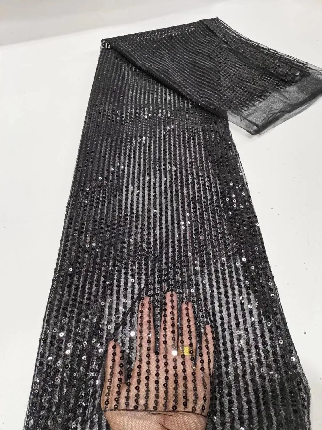 Дешевая черная африканская французская Тюлевая кружевная ткань 2020