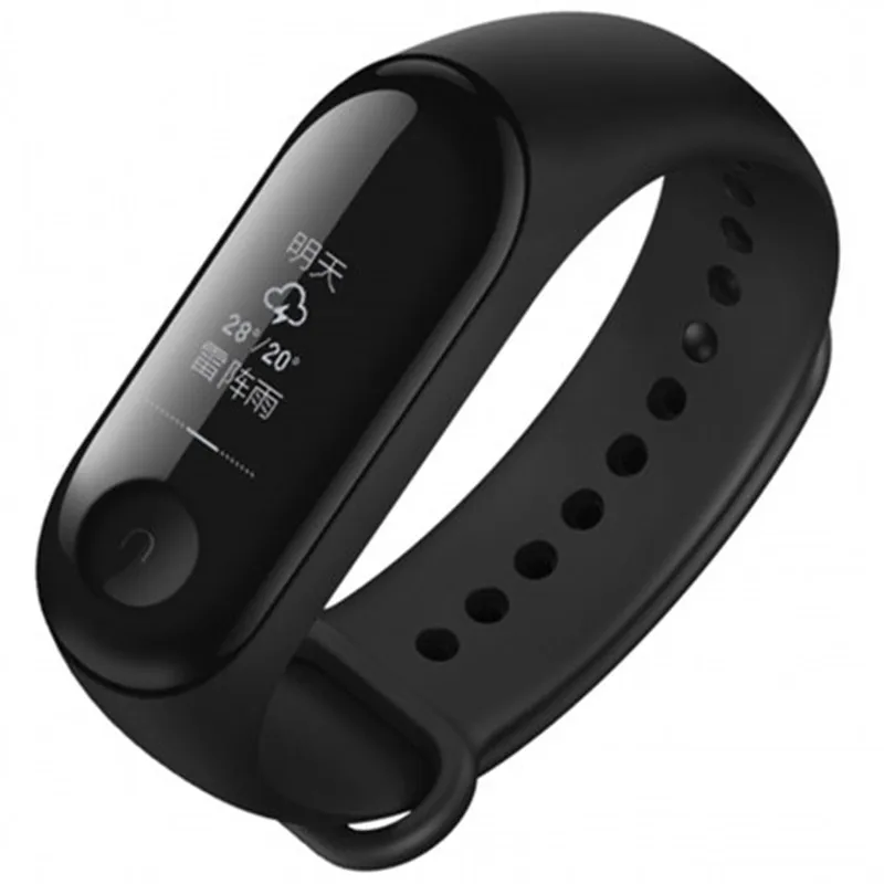 Xiaomi Mi Band 3 умный Браслет Шагомер монитор сна-черный
