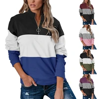 ladies spring and autumn new v neck long sleeve sweatshirt simple sweater casual office wear streetwear pullover t shirt3xl