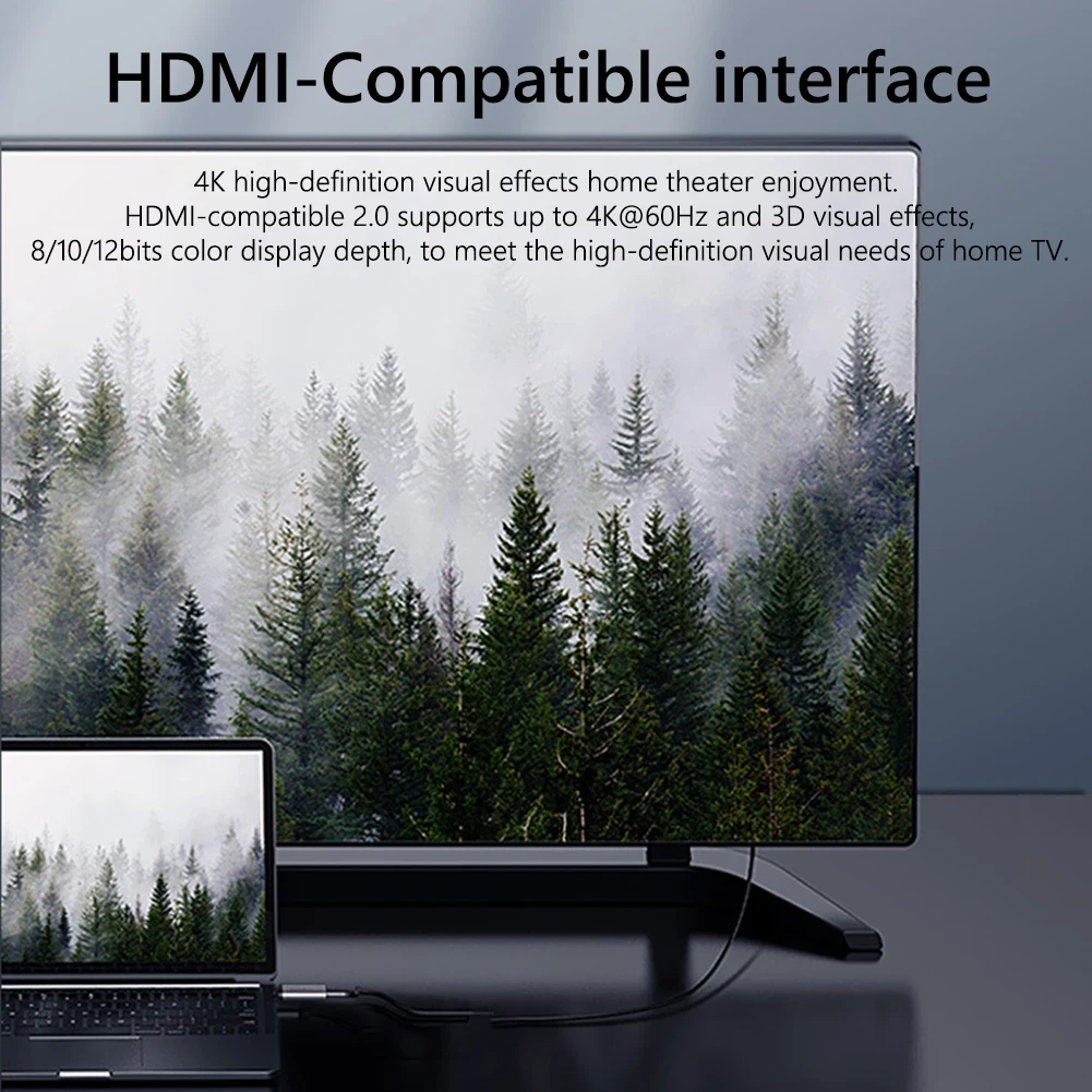 Переходник USB 8K Type-C на HDMI/VGA/DP/RJ45/Mini DP HD видеоконвертеры 4K VGA адаптер RJ45 Lan Ethernet 60 Гц