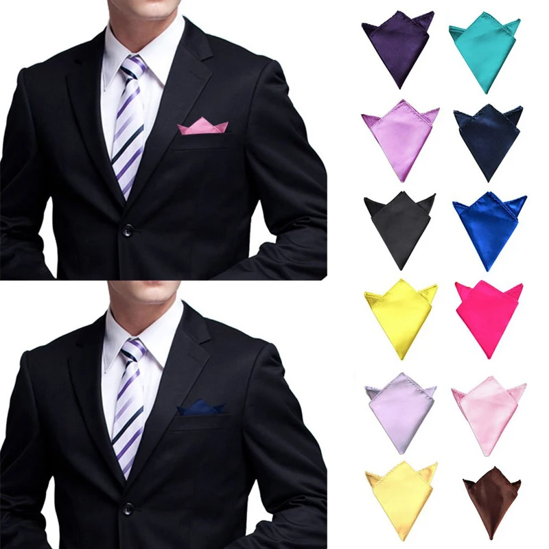 

New Fashion Suits Pocket Square For Men Business Chest Towel Hanky Gentlemen Plaid Hankies Classic Suit Napkin Mens Handkerchief
