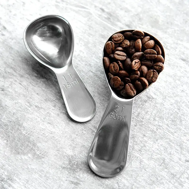 

New Sale Coffee Measuring Spoon 304 Stainless Steel Thickening Measuring Spoon 10g Powder Spoon Measuring Tea Spoon Coffee Tool