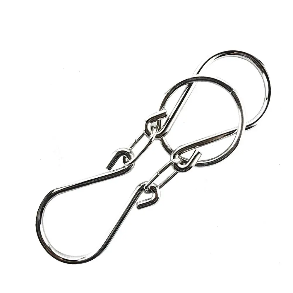 

Kuulee Mental 9 Ring Puzzle Toys Intelligence Buckle Lock Brain Teaser Metal Wire Puzzles Xmas Gifts for Kids Adults