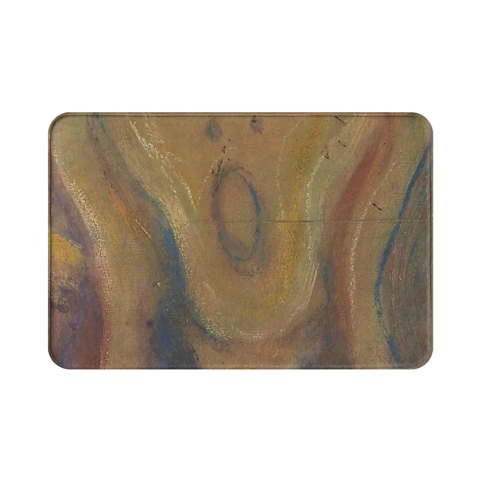 Ковер с криком коврик подушка Мягкий Нескользящий ковер Эдварда мунч история