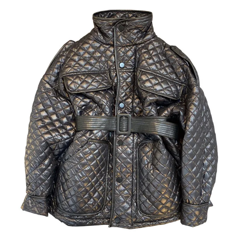 DEAT 2021 зимнее женское Новое Стильное винтажное приталенное однобортное пальто с