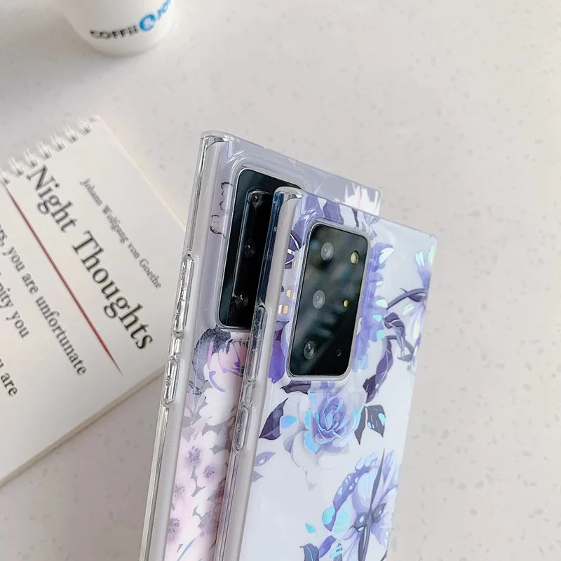 

Fashion Intage Leaf Flower Strap Lanyard Phone Case For Samsung Galaxy S20 Note 10 S10 S8 S9 Plus Note 8 9 Soft IMD Back Cover