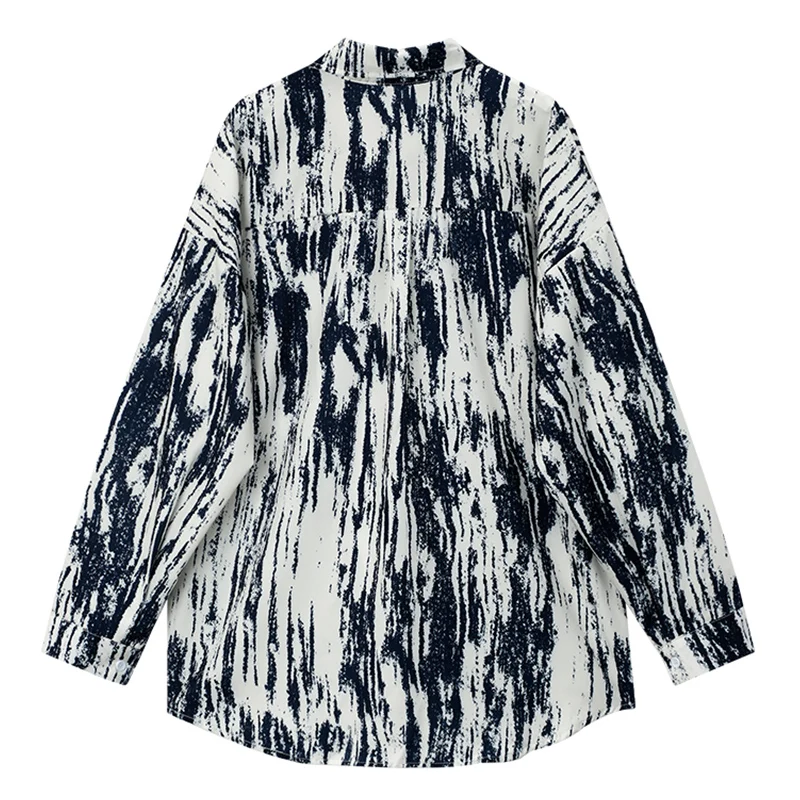 Женская блузка с длинным рукавом и отложным воротником в Корейском стиле | одежда