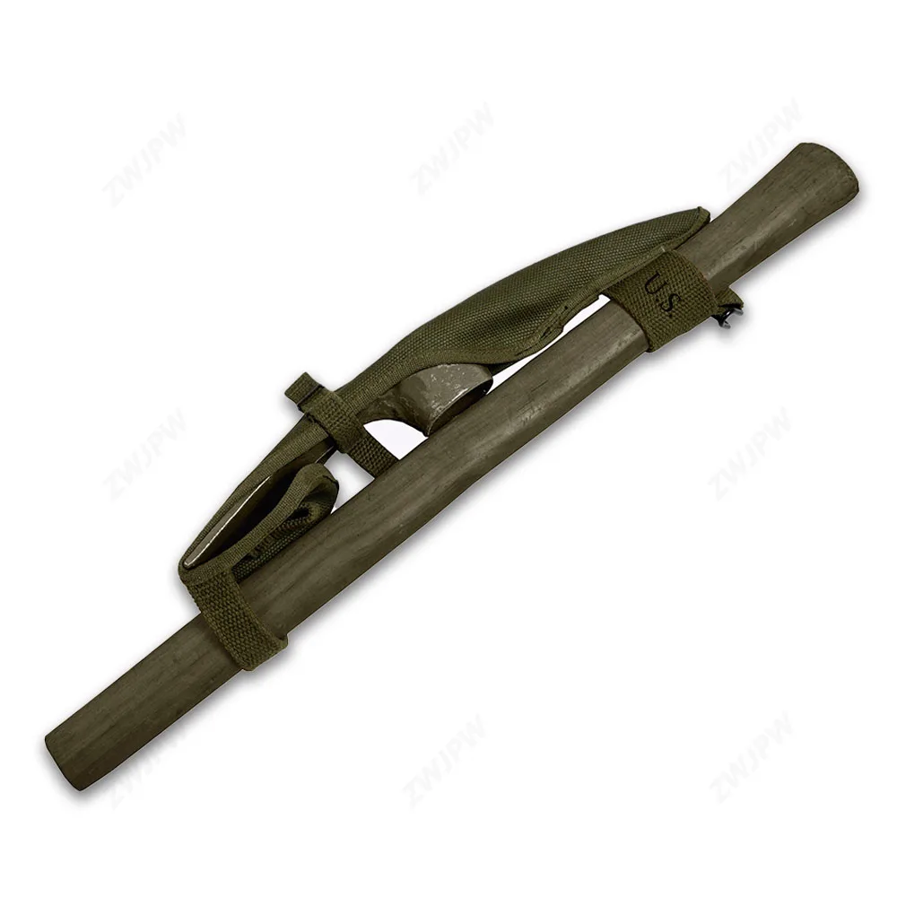WW2 Американский военный топор деревянный ручной маленькая мотыга для