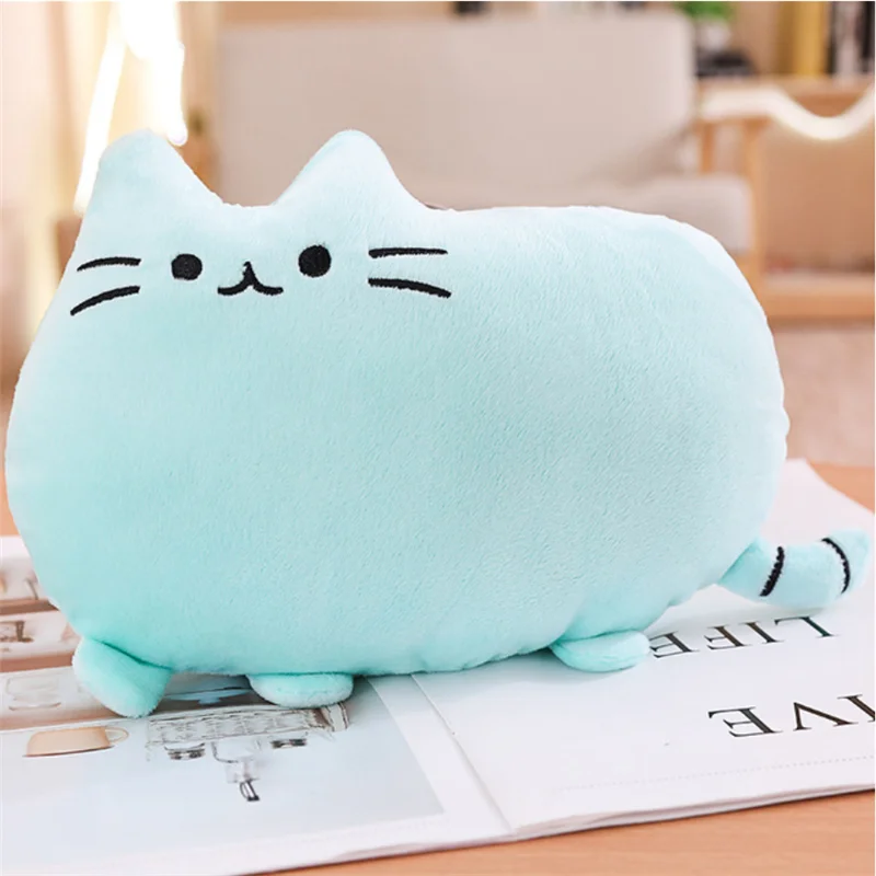 Игрушка плюшевая для кота 25/40/50 см мягкая подушка набивная Подушка-Зверюшка кукла