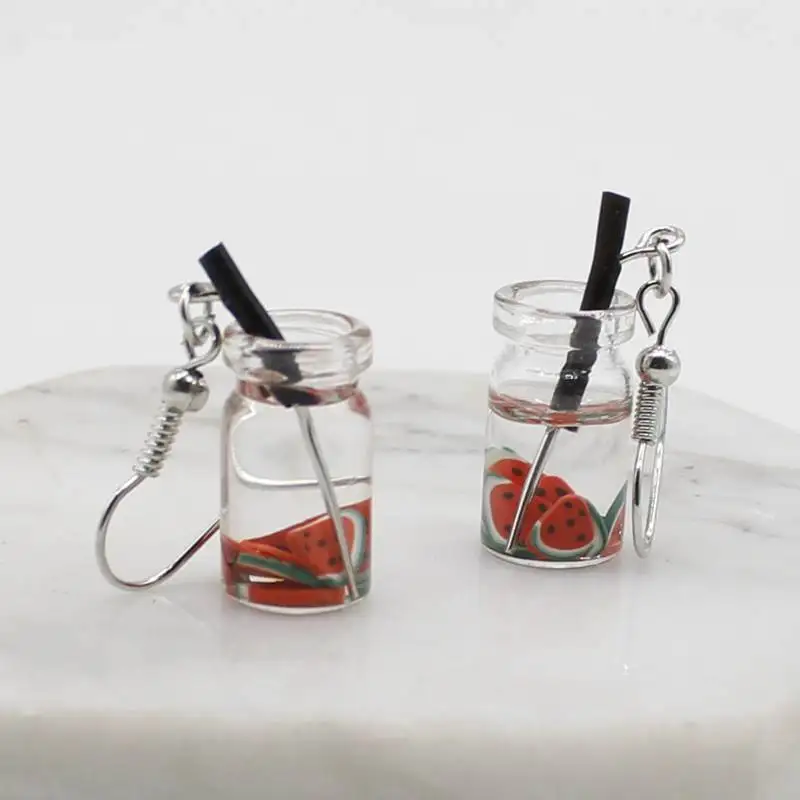 Новые летние серьги подвески в виде Кубка арбуза|Серьги-подвески| |