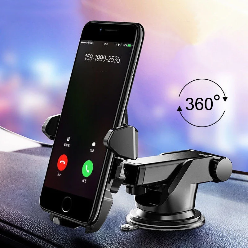 Car Suction Cup Phone Holder Dashboard Windscreen Mount Auto GPS Navigation Bracket CellPhone Stand for IPhone Xiaomi | Автомобили и