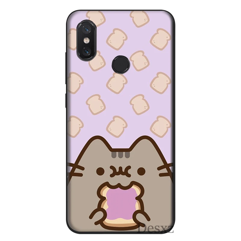 Desxz Pusheen Cat cool Mobile Phone Case Silicone For Redmi Note 4 4X 5 6 7 8 Pro 5A Prime k20 pro Cover |