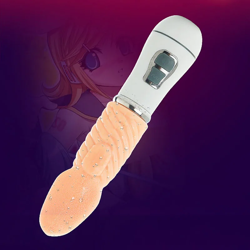 USB зарядка 12 Скоростей G Spot фаллоимитатор языка вибратор для женщин Вибрация
