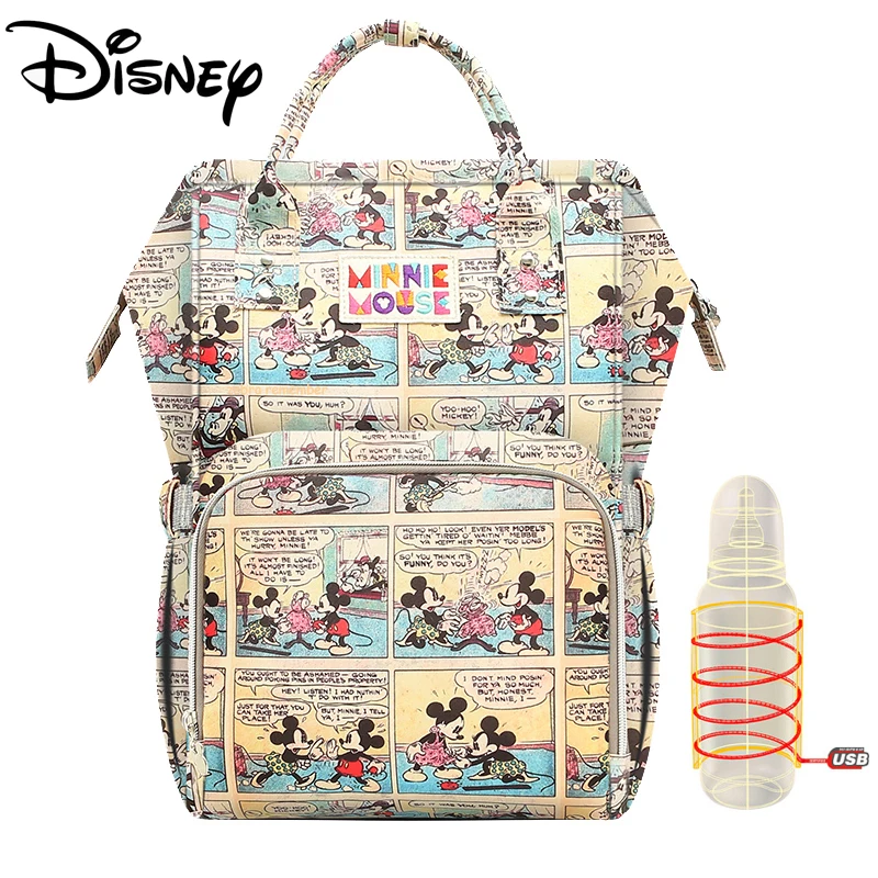 Фото Рюкзак для мамы Disney вместительная сумка подгузников мам дорожные сумки ухода за