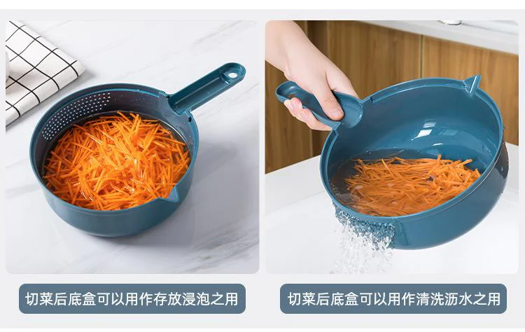 

12 In1 Vegetable Cutter With Egg White Separator Fruit Peeler Potatoes Cutter Manual Vegetable Grater Slicer Kitchen Accessories