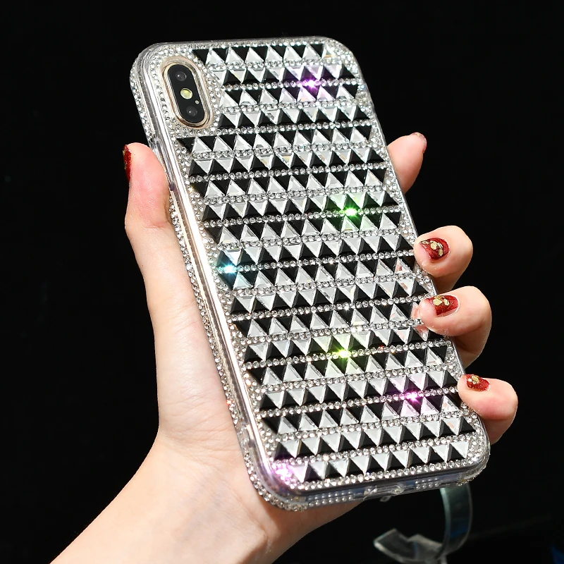 OnePlant роскошный ювелирный чехол для Iphone Xs Max Xr X Блестящий Алмазный чехол s для Iphone 6S 7 8 Plus блестящий чехол для Iphone X чехол