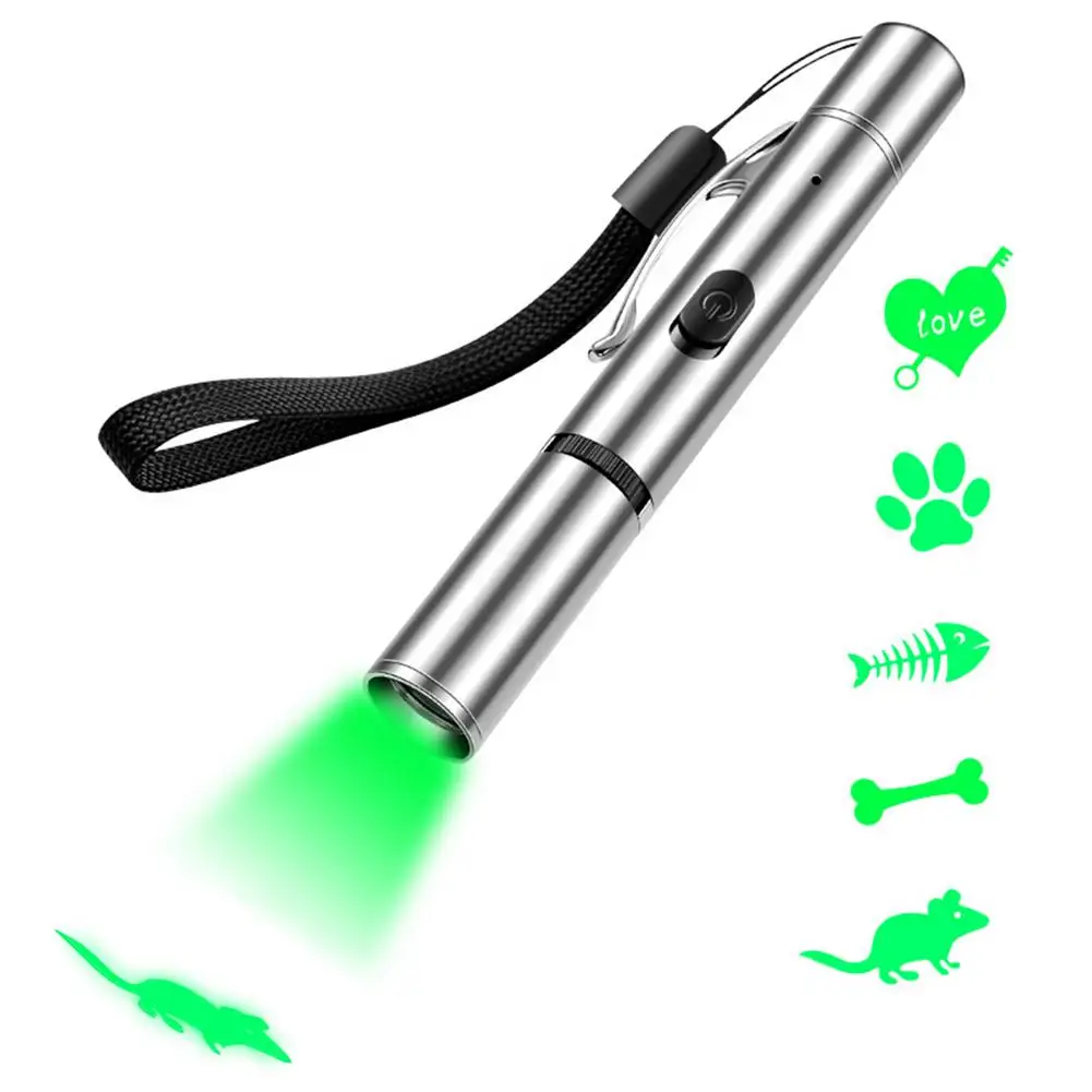 Обновление красного и зеленого цветов забавная для кошек собак вспышка