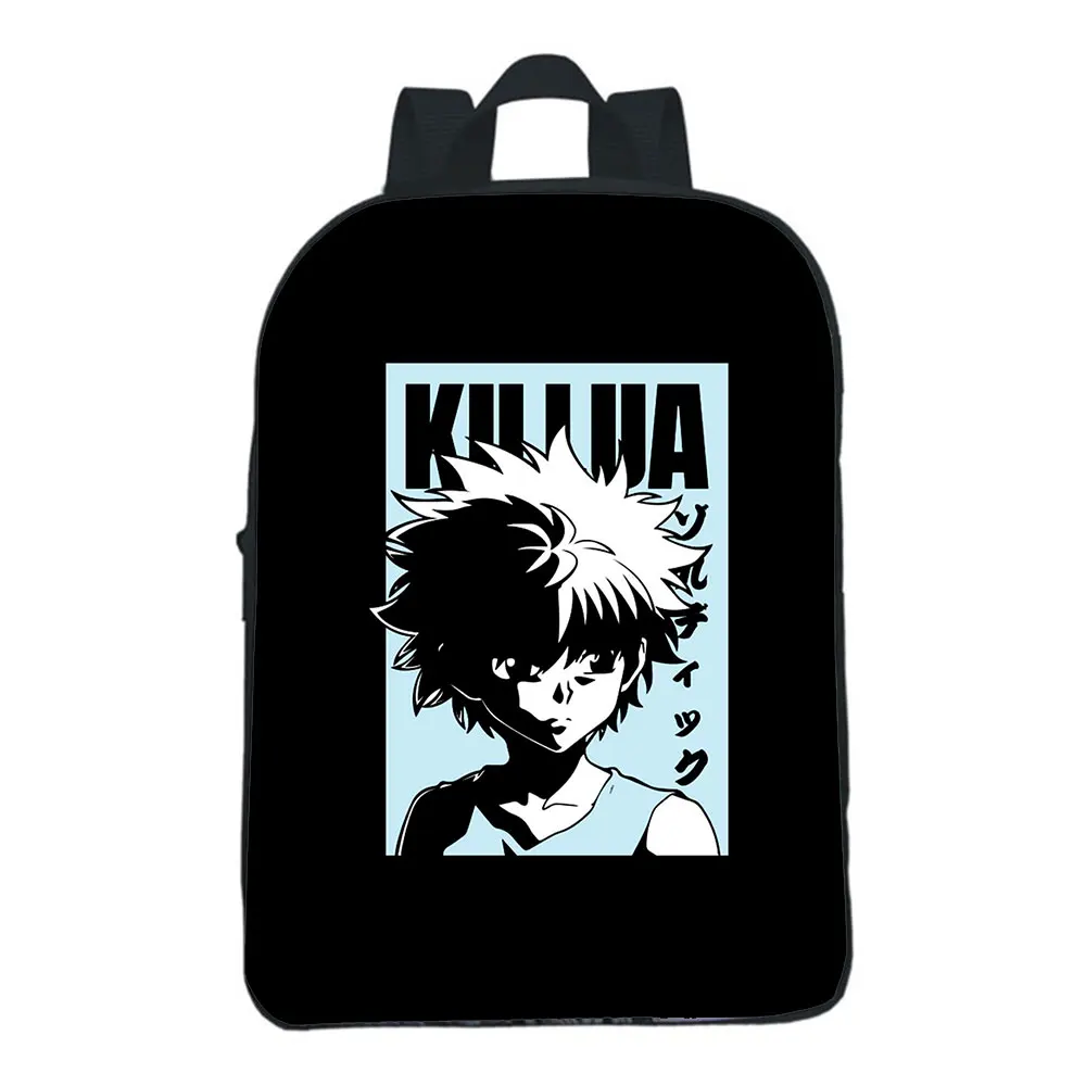 

12 Inches Hunter X Hunter School Bags Kindergarten Small Bookbag Boys Girls Cosplay Small Backpack Kids Cartoon Rucksack